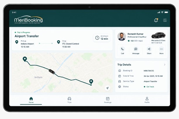 MeriBooking Corporate Transportation